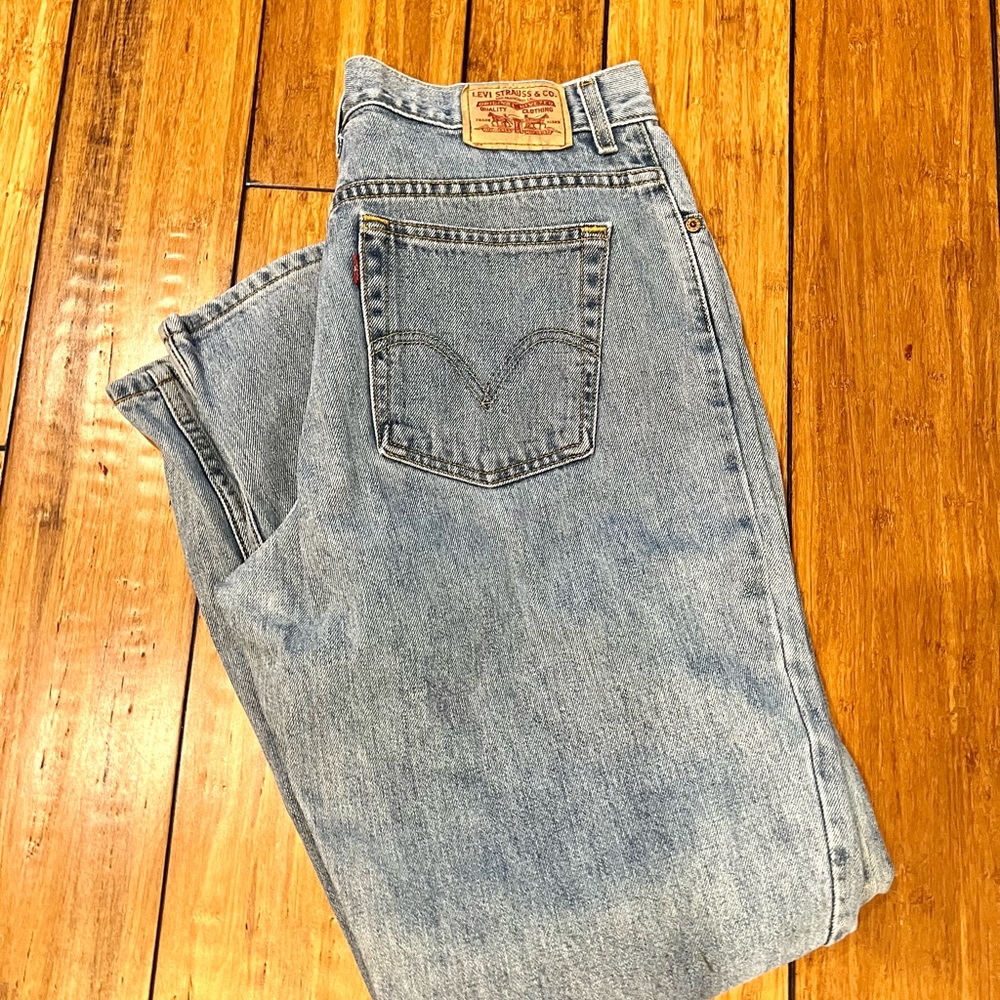 Levi’s jeans 550 relaxed fit tapered leg 16 long retro jeans
